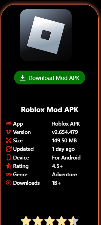 Roblox Mod apk